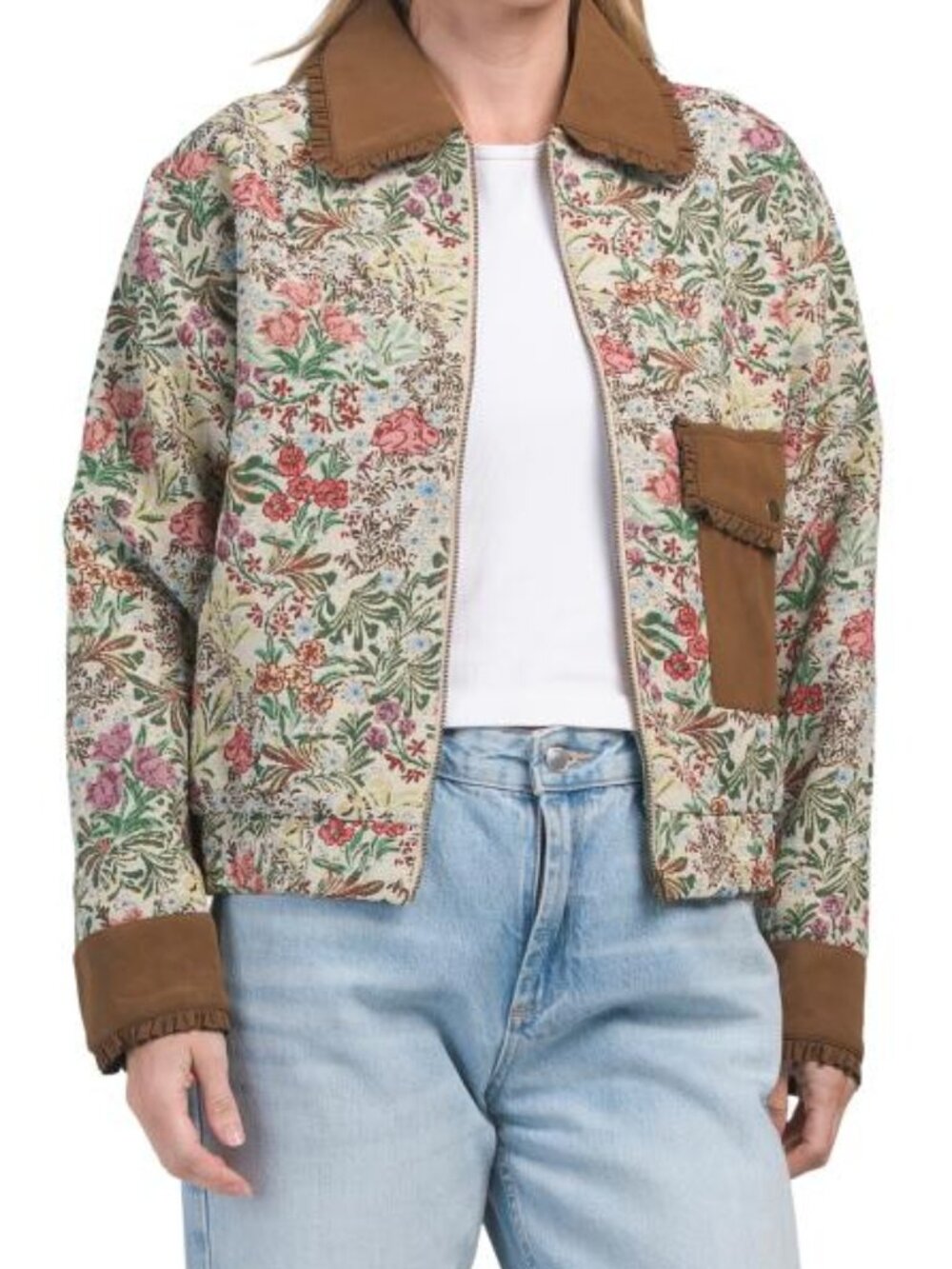 JACQUIE THE LABEL Monroe Bomber Jacket